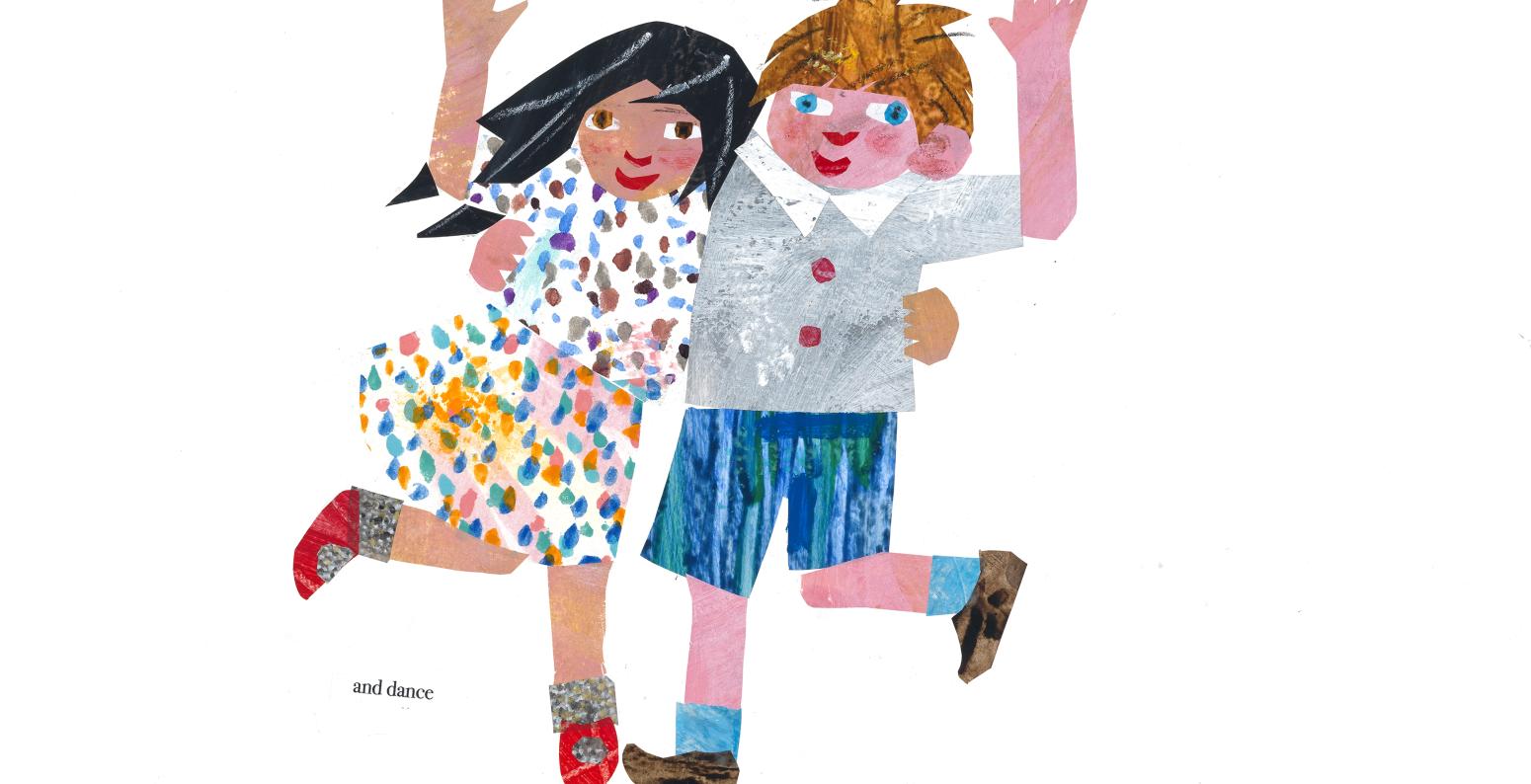 two children dancing