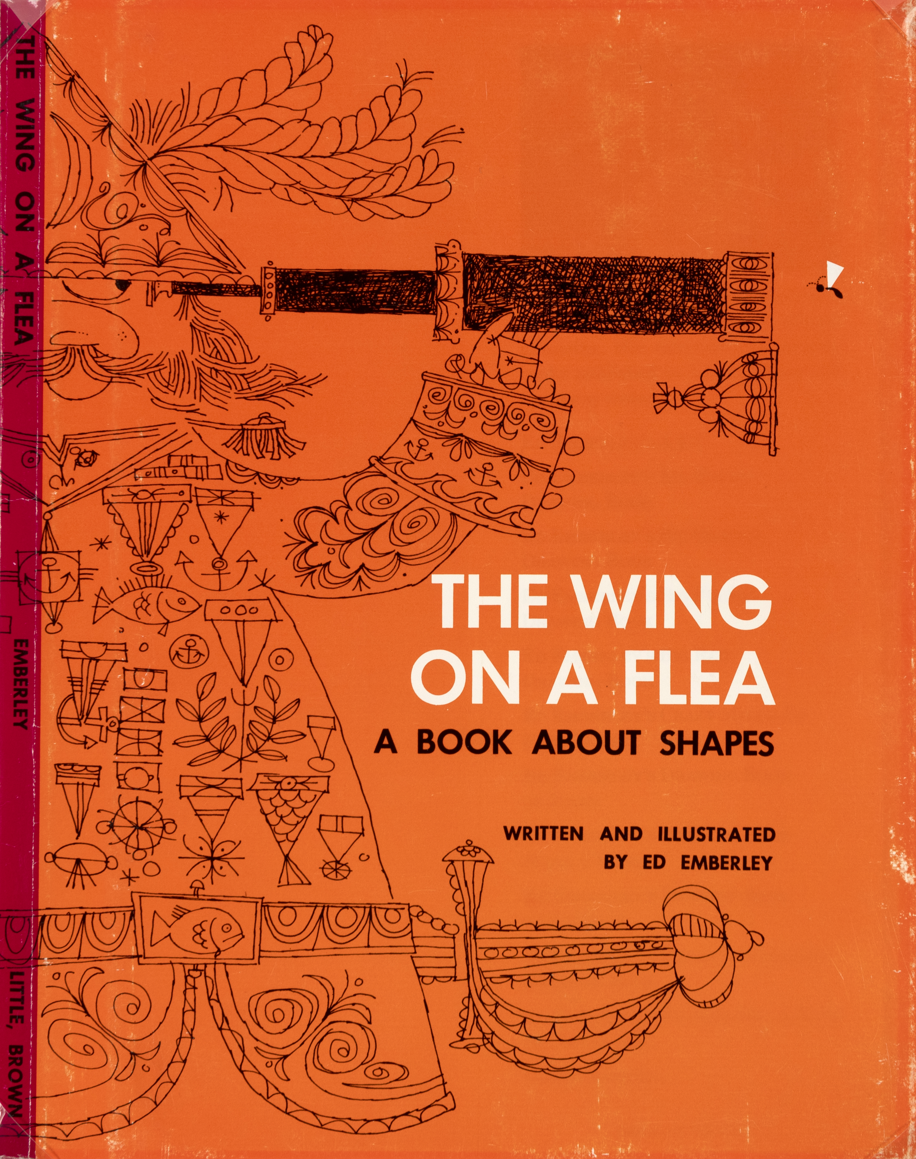 Book cover for The Wing on a Flea. 