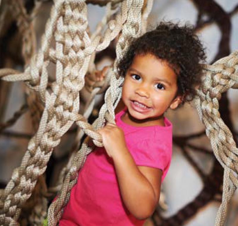 Installation of Eric Carle themed furniture and activities.