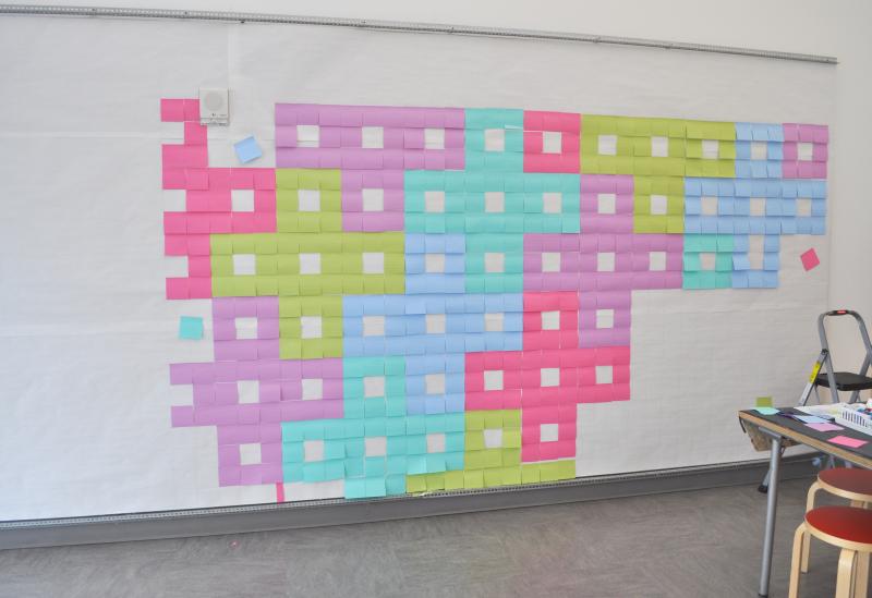 The memory wall at near completion.