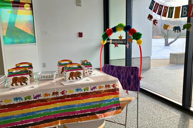 Brown Bear Themed Birthday set-up