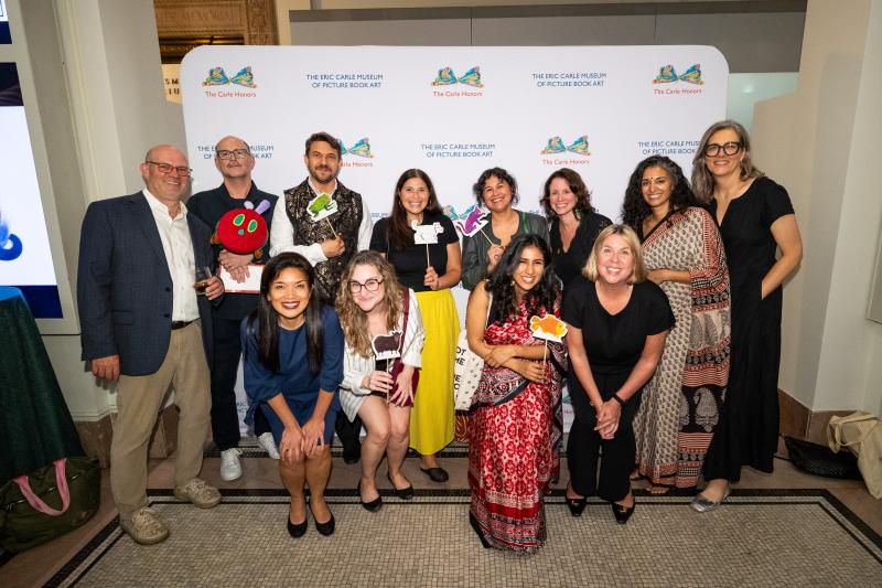 A picture of the team from Penguin at the 2025 Carle Honors