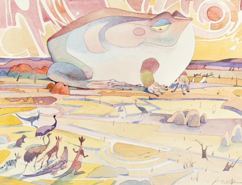 Illustration of frog.