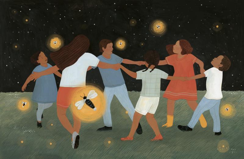 Illustration of people dancing.