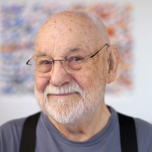 Photograph of Eric Carle smiling. 