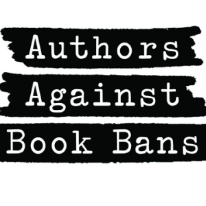 Logo that reads "Authors Against Book Bans"