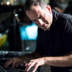Man playing piano. 