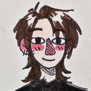 Sketch of Alex Brumer 