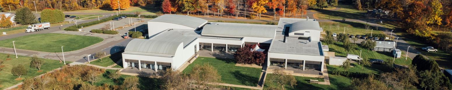 aerial view of museum