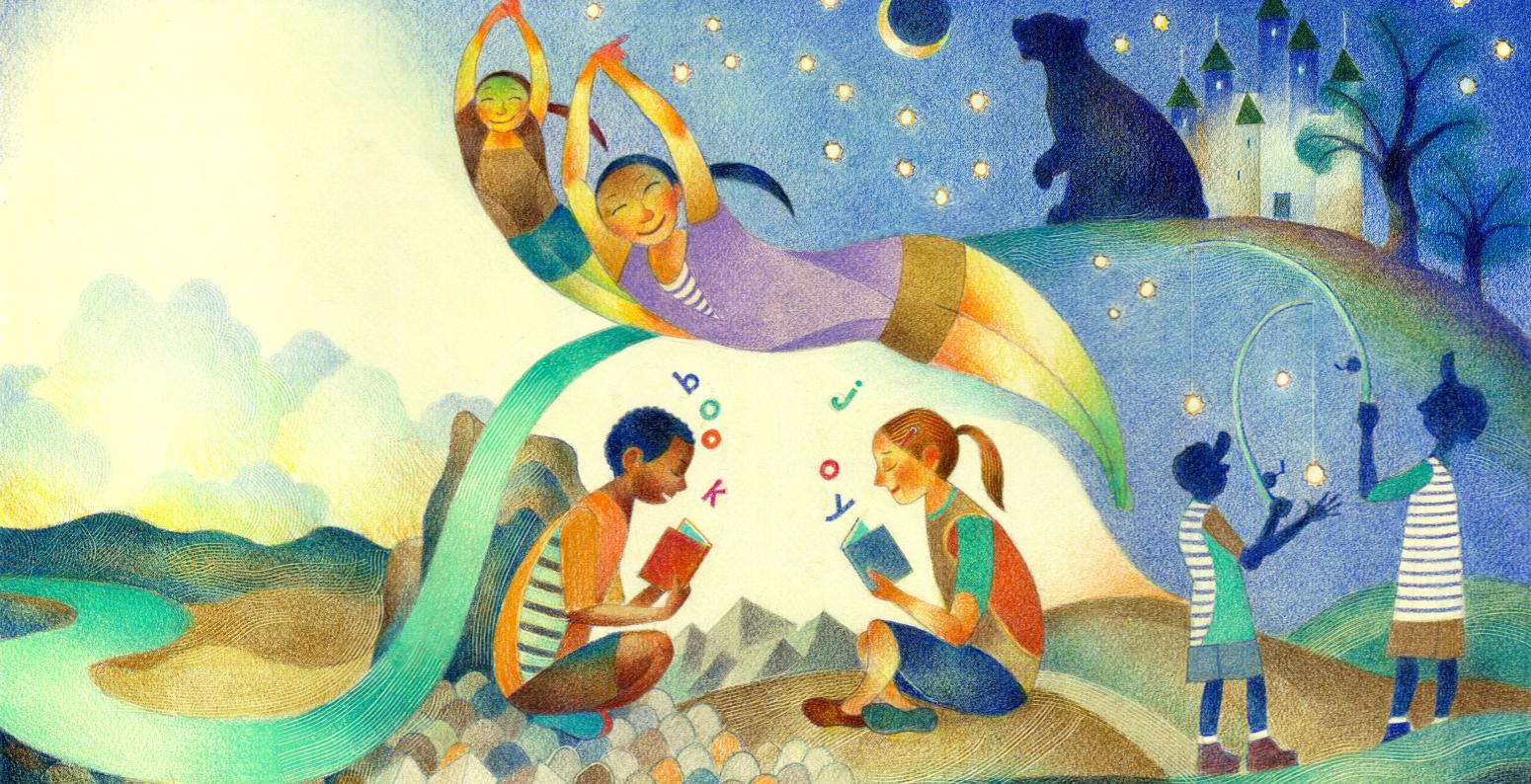 Bookjoy Wordjoy illustration by Raúl Colón