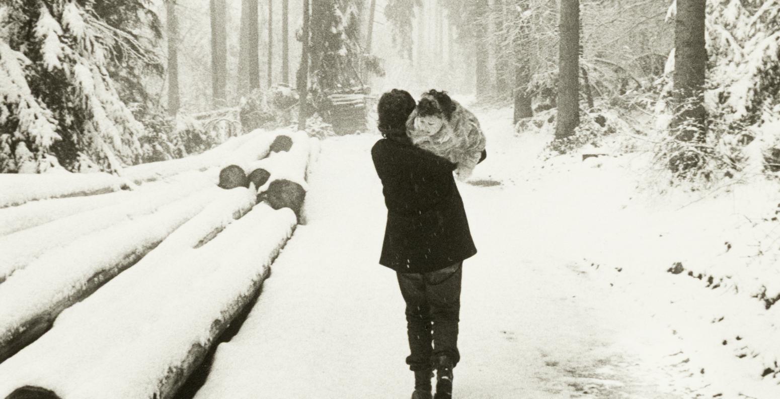 Photograph of guy in snow. 