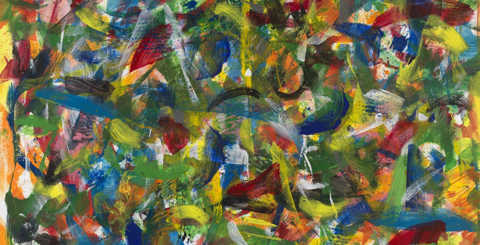 Abstract painted colors. 