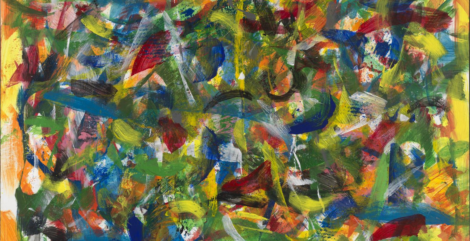 Abstract painted colors. 