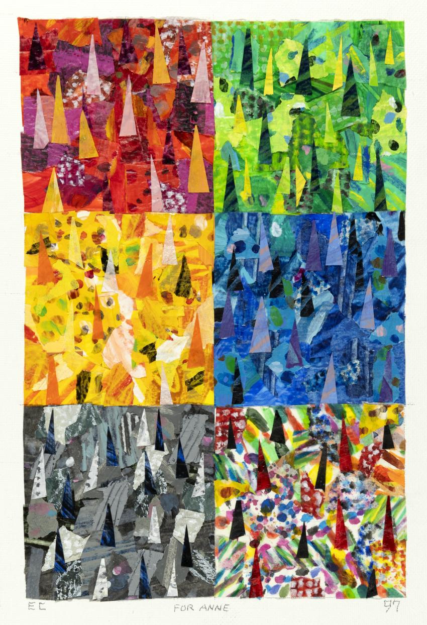 Illustration of abstract colored shapes.