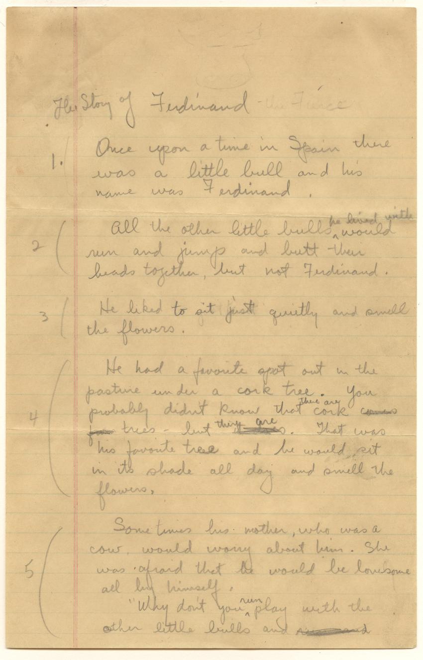Paper with script on it. 