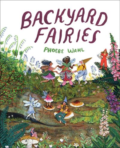 Illustration of multiracial fairies in a forest.