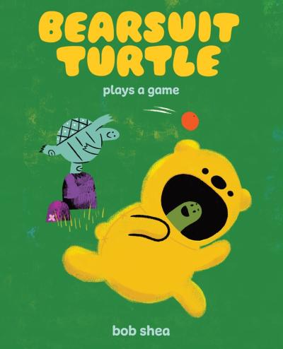 illustration of a turtle wearing a bear costume