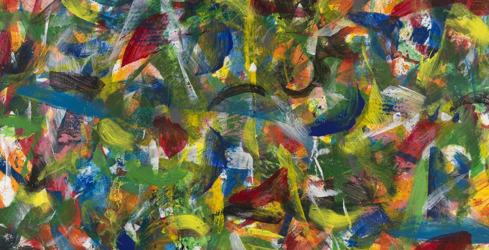 Abstract painted colors. 