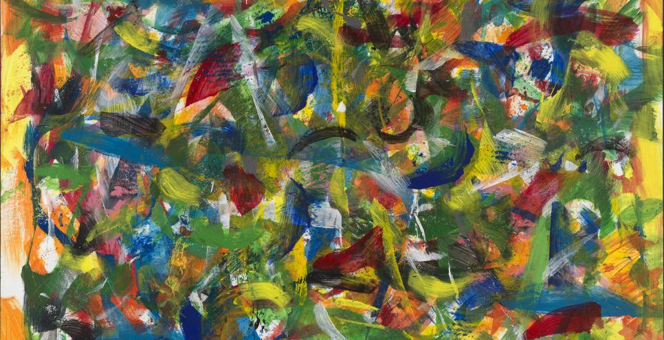 Abstract painted colors. 
