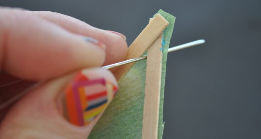 making wood and paper stars