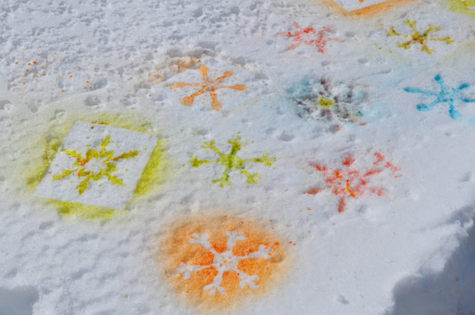 Snowy Day Stencils- The Eric Carle Museum Studio Blog