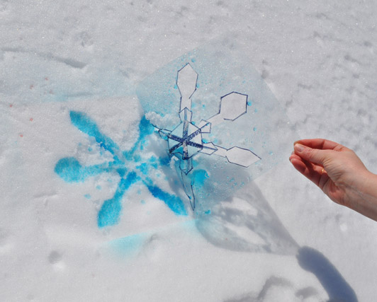 Snowy Day Stencils- The Eric Carle Museum Studio Blog