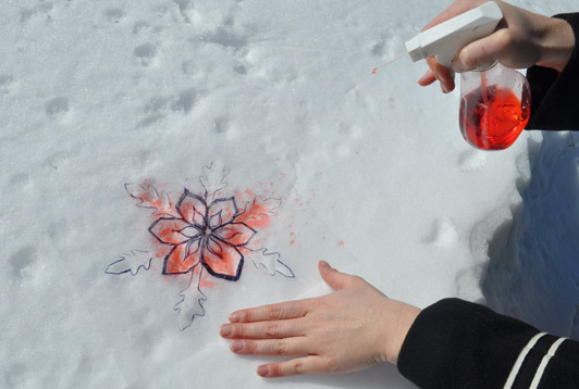 Snowy Day Stencils- The Eric Carle Museum Studio Blog