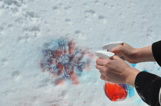 Snowy Day Stencils- The Eric Carle Museum Studio Blog