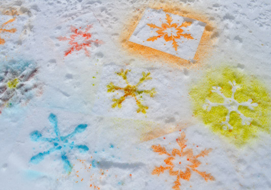 Snowy Day Stencils- The Eric Carle Museum Studio Blog